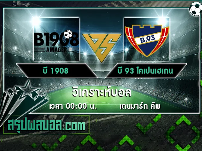 บี 1908 vs บี 93 โคเปนเฮเกน