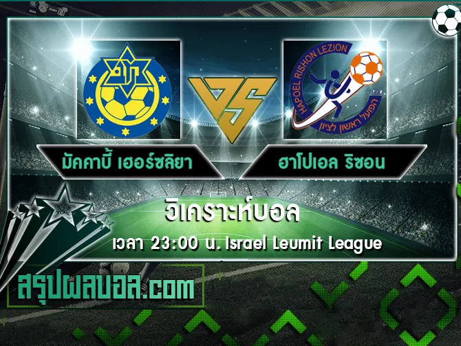 มัคคาบี้ เฮอร์ซลิยา vs ฮาโปเอล ริซอน